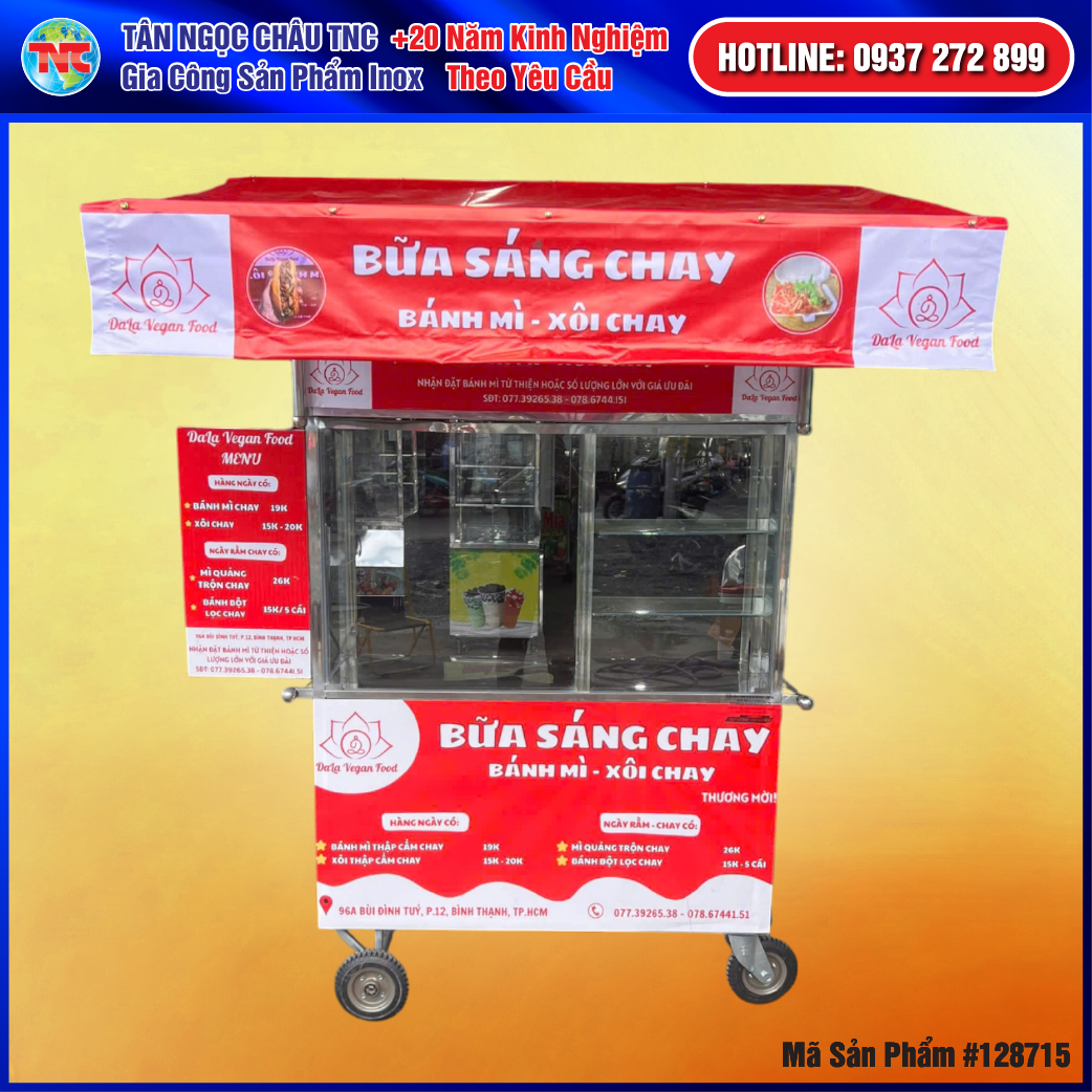 Xe Bánh Mì Giá Rẻ Tại - Giá Tại Xưởng - Giao Hàng Miễn Phí